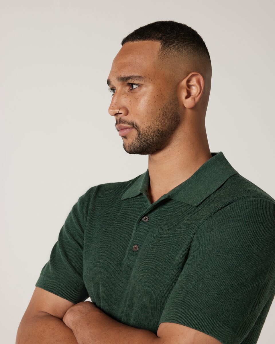 Knitted Polo Shirt